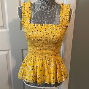 Kate Spade Flower Smock Top